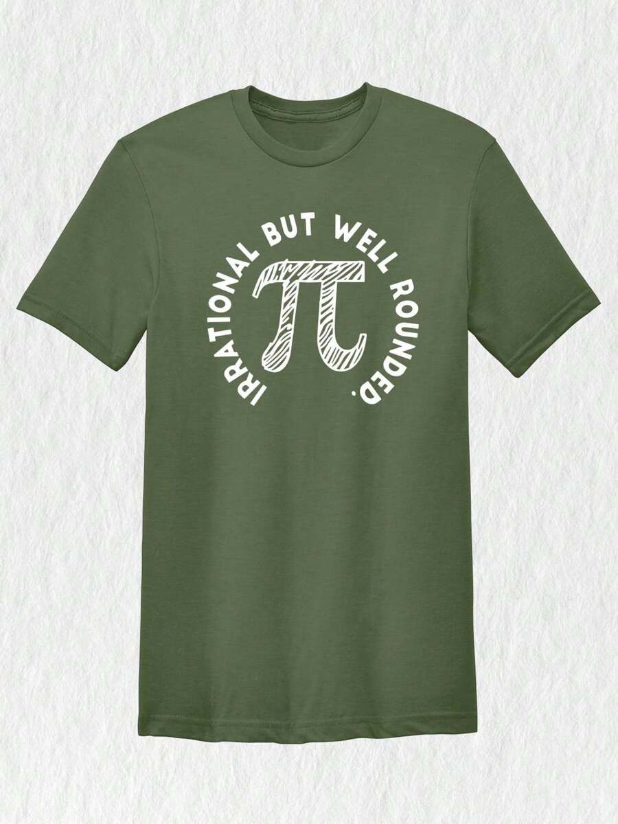 PINEHART IRRATIONAL BUT WELL ROUNDED Pi Shirt, Funny Math Shirt, Math Lover Shirt, Math Teacher Shirt, Math Teacher Gift
