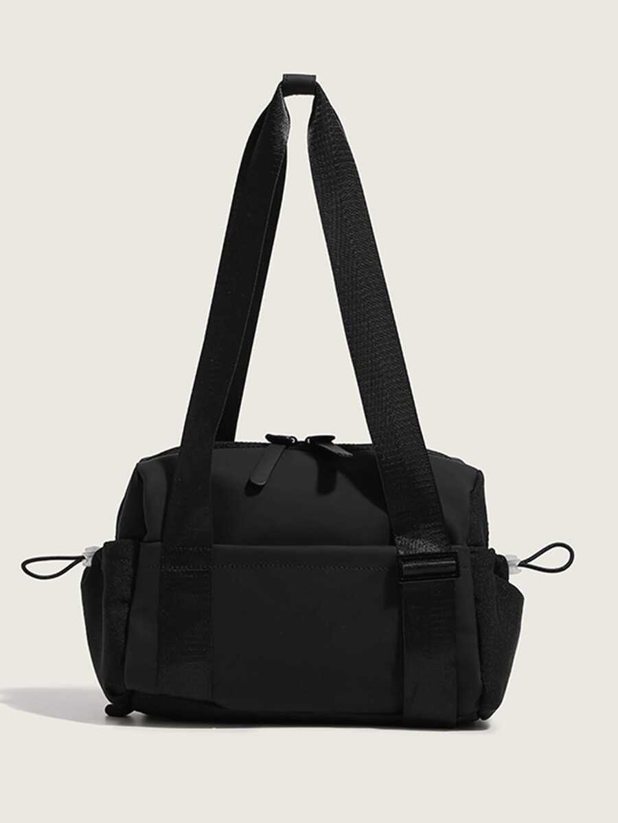 New Fashion Classic Wild Solid Color, Large Capacity And Multiple Pockets, Drawstring Opening And Closing Design, Weekend Bags, Fitness Bags, Lightweight And Portable Shoulder Bags, Storage Bags, Luggage Bags And Travel Bags Are Suitable For Outdoor Travel And Short Trips. Go Out For Exercise And Fitness Storage And Use. Bag For School School Accessories School Stuff