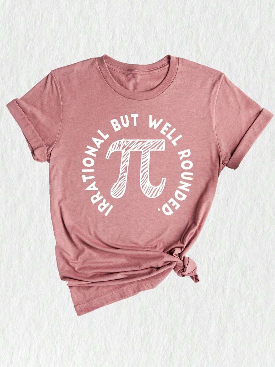 IRRATIONAL BUT WELL ROUNDED Pi Shirt, Funny Math Shirt, Math Lover Shirt, Math Teacher Shirt, Math Teacher Gift