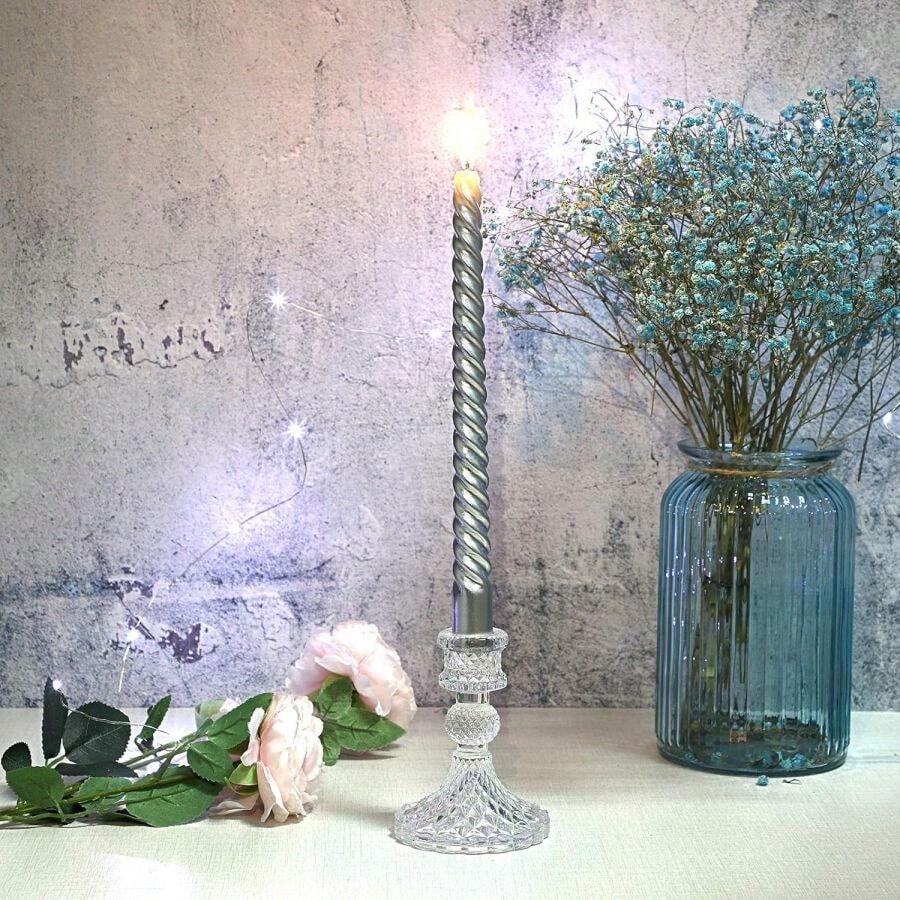 1pc Rome Light Luxury French Vintage Crystal Candle Holder Glass Aromatherapy Candlelight Dinner Wedding Shooting Props Candle Holder For Home Decoration