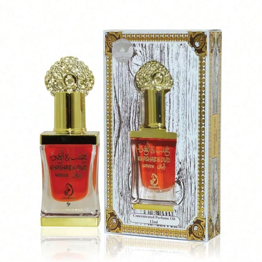 Arabiyat Khashab Oud White 12ml Extrait de parfum sans alcool unisexe