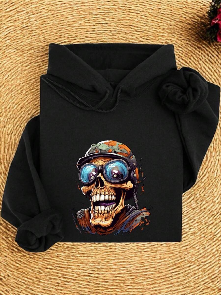 Skull Soldier Hoodie, Army Skull Hoodies, Zombie Skeleton Hoodie, Streetwear Graphic Hoodies, Warrior Skull Hoodie, Urban Style Graphic Hoodies, Zombie Army Hoodie OC-854