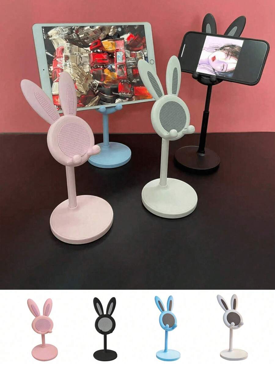 Adjustable Folding Rabbit Cell Phone Holder, Is Used For Office, Bedroom, Bathroom Bathtub, Living Room, Desk, Free Hands, Can Be The Most Gifts, Send Mom, Send Girlfriend, Send Girlfriends, Send Their Own, The Perfect Holiday Gift, The Perfect Mother's Day Gift!