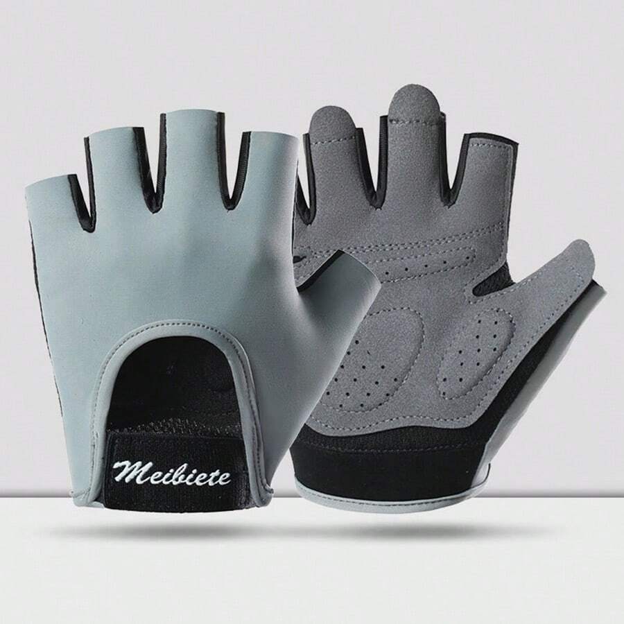 1 Paio di guanti sportivi mezze dita, modello 2025 nuovo, sottili, antiscivolo, ammortizzanti, adatti per ciclismo all aperto, fitness, allenamento sportivo, unisex, palestra, sport, esercizi domestici, guanti da palestra per donna, guanti da boxe, guanti da palestra per uomo
