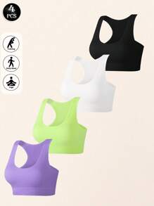 Black+White+Fluorescent Green+Purple