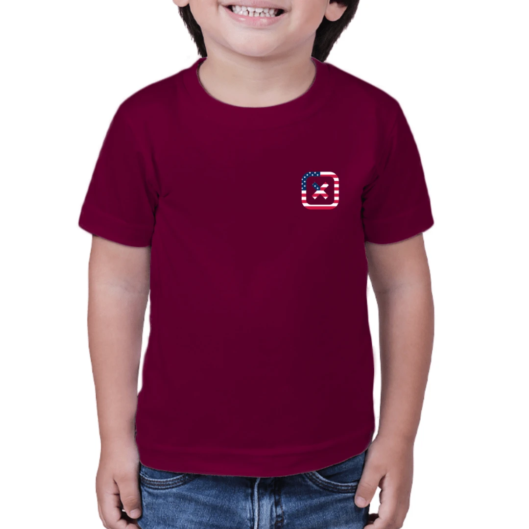 Camiseta Infantil Juvenil Unissex Texas X USA Agro Moda Agro Texas|Festa Junina