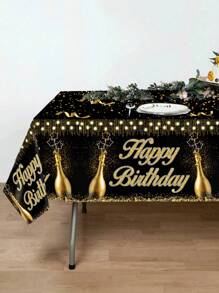Black and Gold Champagne