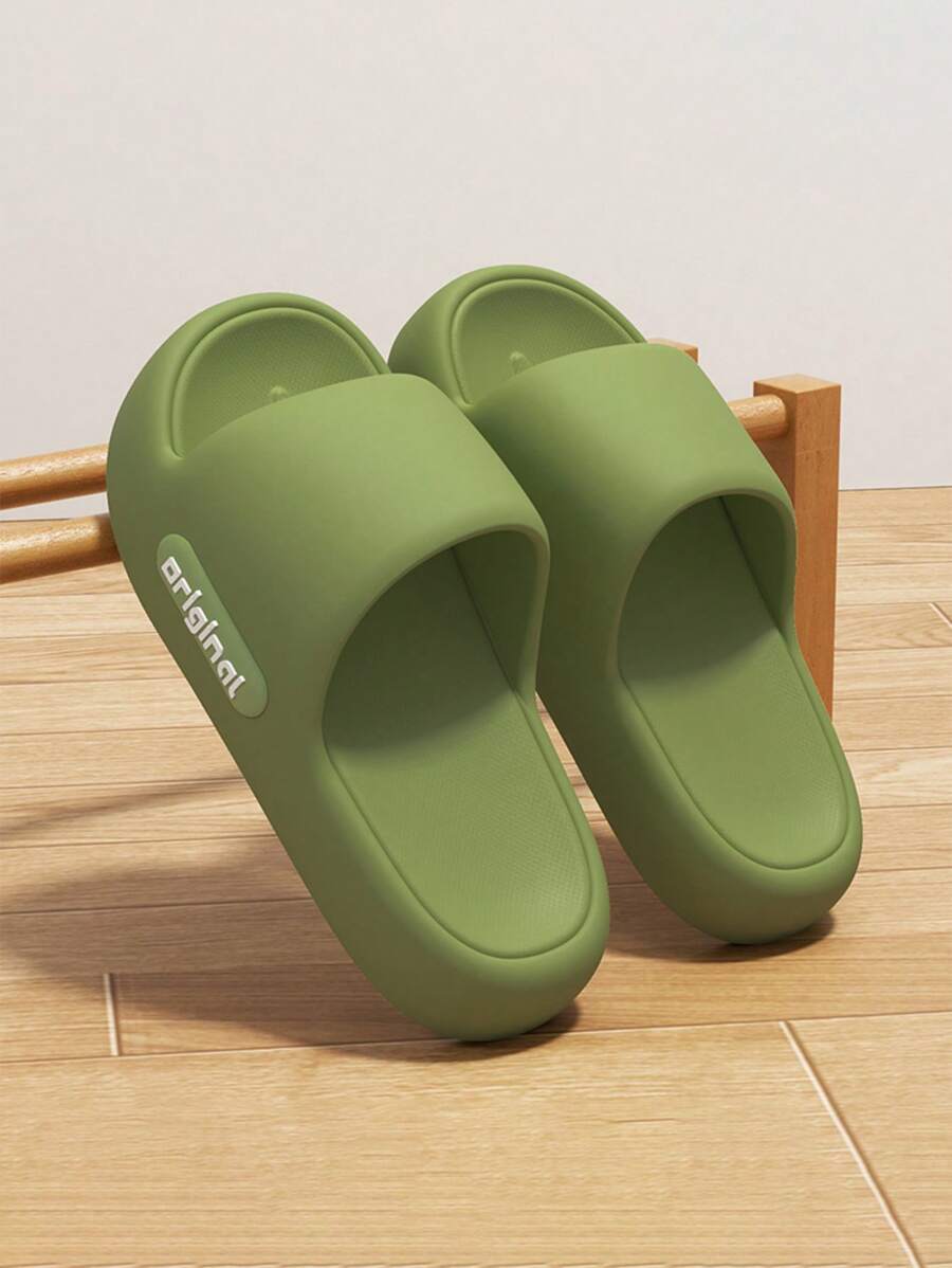 Women's Summer Outdoor Wear New EVA Material Slippers, Cartoon Indoor Home Bathroom Anti-Slip Quiet Cute EVA Material Sandals