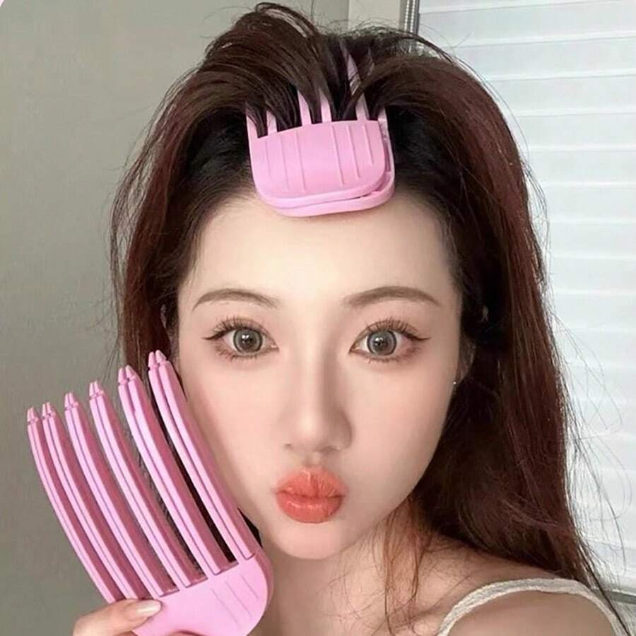 Wind-Shaped Comb High-Crowned Hair Magic Tool Hair Volume Maker Root Fixing Clip Slouchy Person Hair Styling Comb 3-Tooth 6tooth Comb