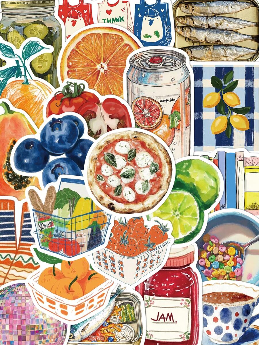 50pcs Vintage Mediterranean Style Art Stickers For Laptop Luggage Skateboard Guitar Decoration,School Supplies,Back To School