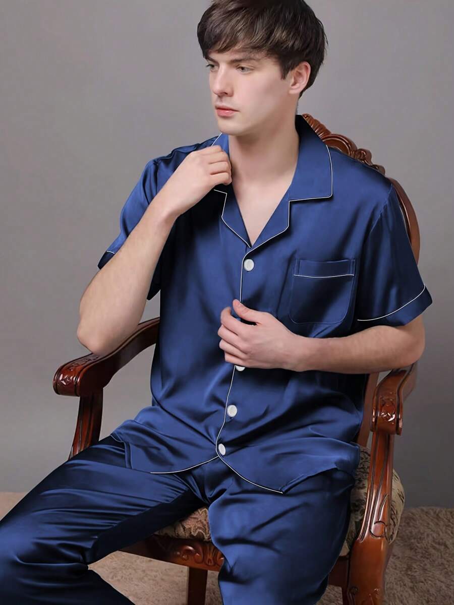 New Men's Pajama Set, Essential For Summer