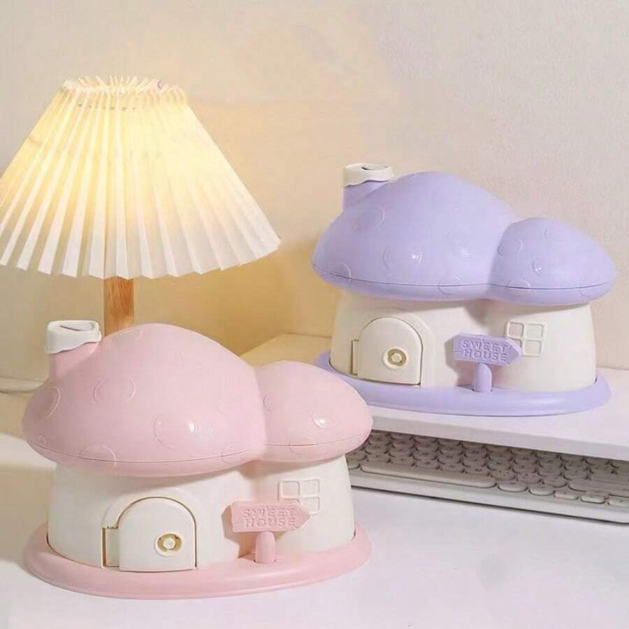 1 pieza Hucha con forma de casita de dibujos animados, muy atractiva y miniatura, decoración linda para la sala de estar