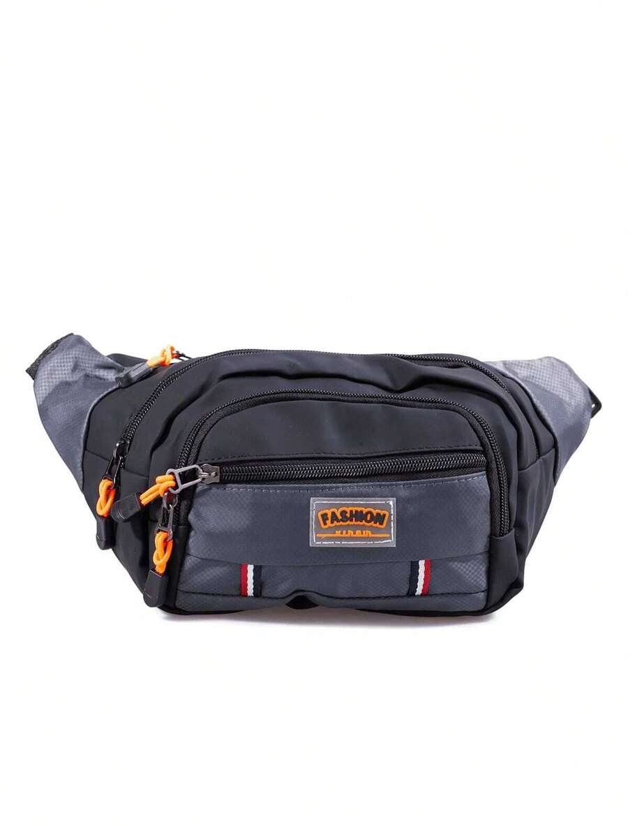 Pochete Motoqueiro De Nylon Com 4 Bolsos E Cinto Ajustável