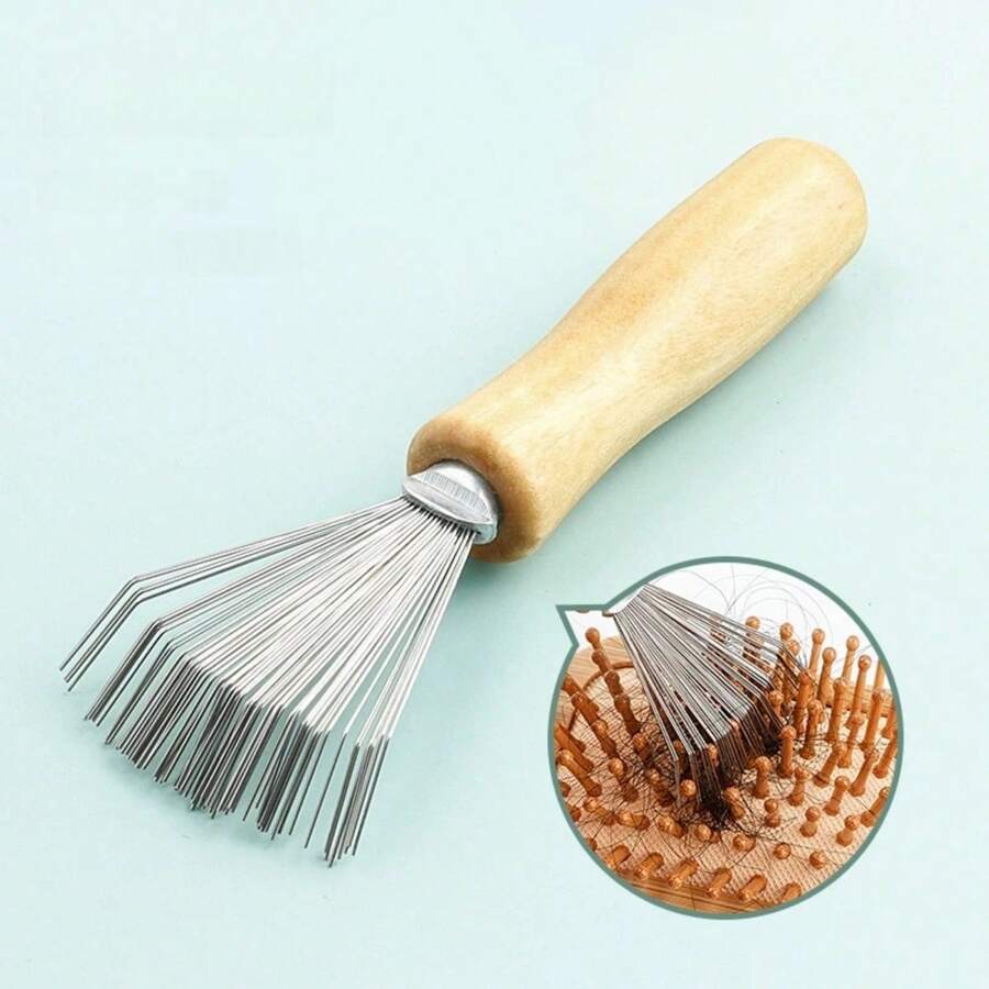 1 pieza Limpiador de peine - Peine de masaje con cojín de aire para el hogar, herramienta de limpieza con garra, cepillo para peine, herramienta de limpieza para desenredar el cabello, cepillo de cerdas limpiadoras, mini herramienta de limpieza de cerdas para eliminar el cabello y el polvo, adecuado para uso doméstico y de salón, útiles escolares, regalos, artículos esenciales del hogar, cepillo de cabello, peine, herramientas para el cabello, productos y accesorios para el cabello para barbería, salón de belleza, artículos esenciales de viaje, útiles escolares, artículos esenciales de viaje y vacaciones, accesorios para el cabello para mujeres