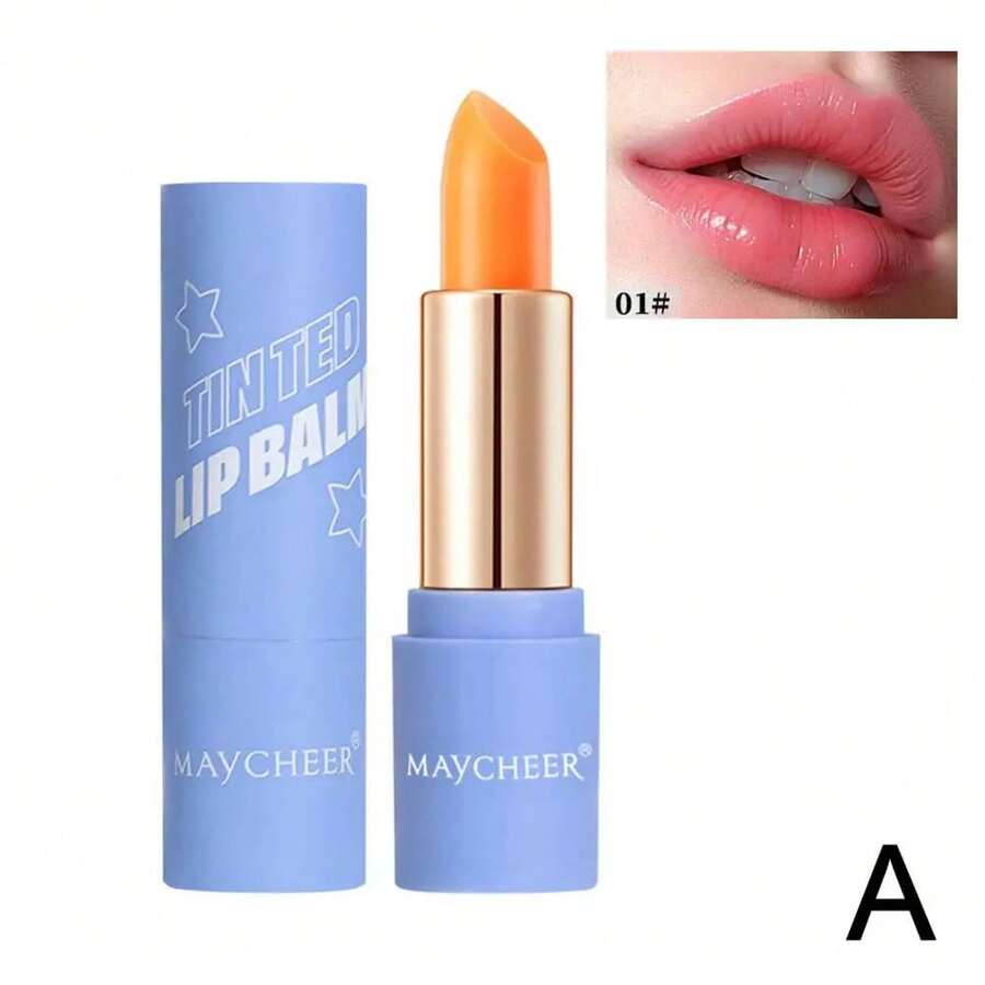 A Color Change Lip Balm TINTED Lip Stick Nourising Moisturizing Lip Make Up Black Color Lip Balm Anti-Drying Lips Skin Care