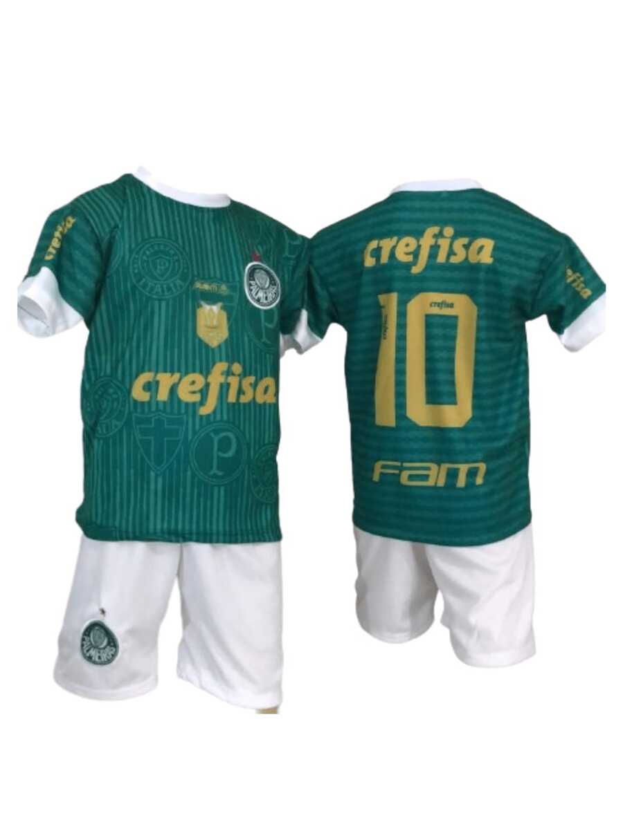 Conjunto Esportivo Infantil Para Meninos Time De Futebol PL-FC