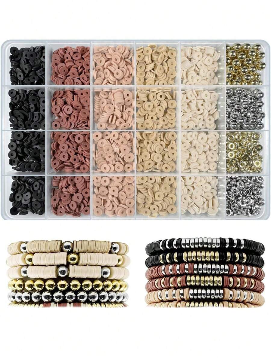 DIY kralen armband knutselpakket van goud/zilver, sieraden maken benodigdheden voor handgemaakte armbanden, attent cadeau voor moeder, familie, vrienden, leraren, studenten op vakantie