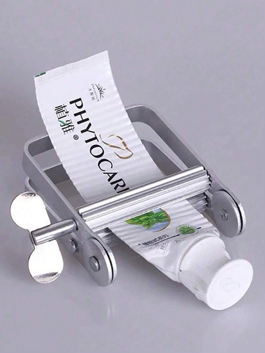 1 pieza Dispensador de pasta de tinte para el cabello de salón, exprimidor manual de pasta de color para el cabello de metal, prensador de pasta de dientes para el hogar, de aleación de aluminio y acero inoxidable, suministros de peluquería y salón, herramientas para el cabello, productos y accesorios para el cabello para barbería, salón de belleza, productos de viaje esenciales