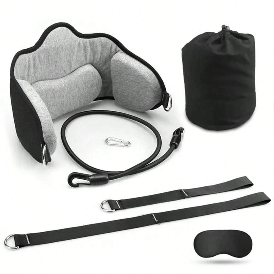 Hammock With Stand For Neck Traction Massager Hamac Cervicales To Reduce Neck Pain Relief Relaxation With Free Eye Mask