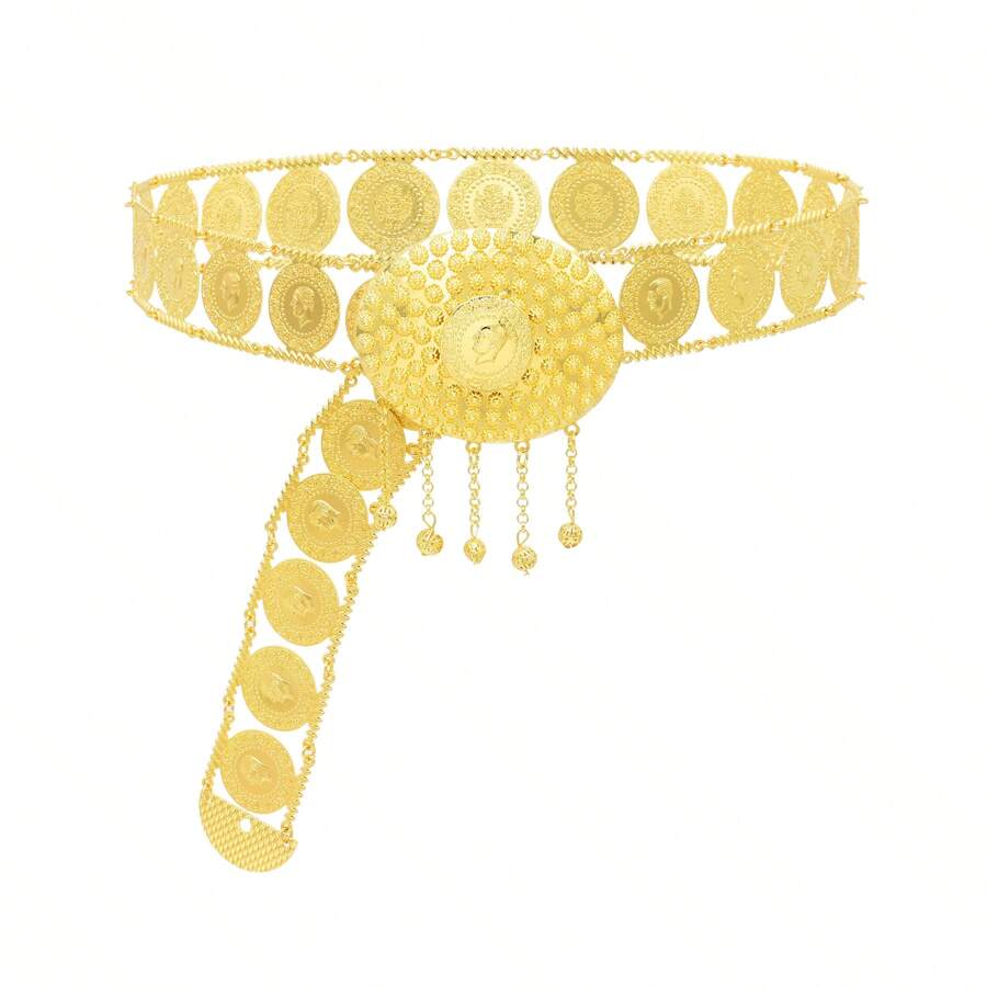 1 pièce Nouvelle chaîne de taille en alliage, accessoire de bijoux de corps pour la danse du ventre, accessoires de gros d'Asie du Sud-Est