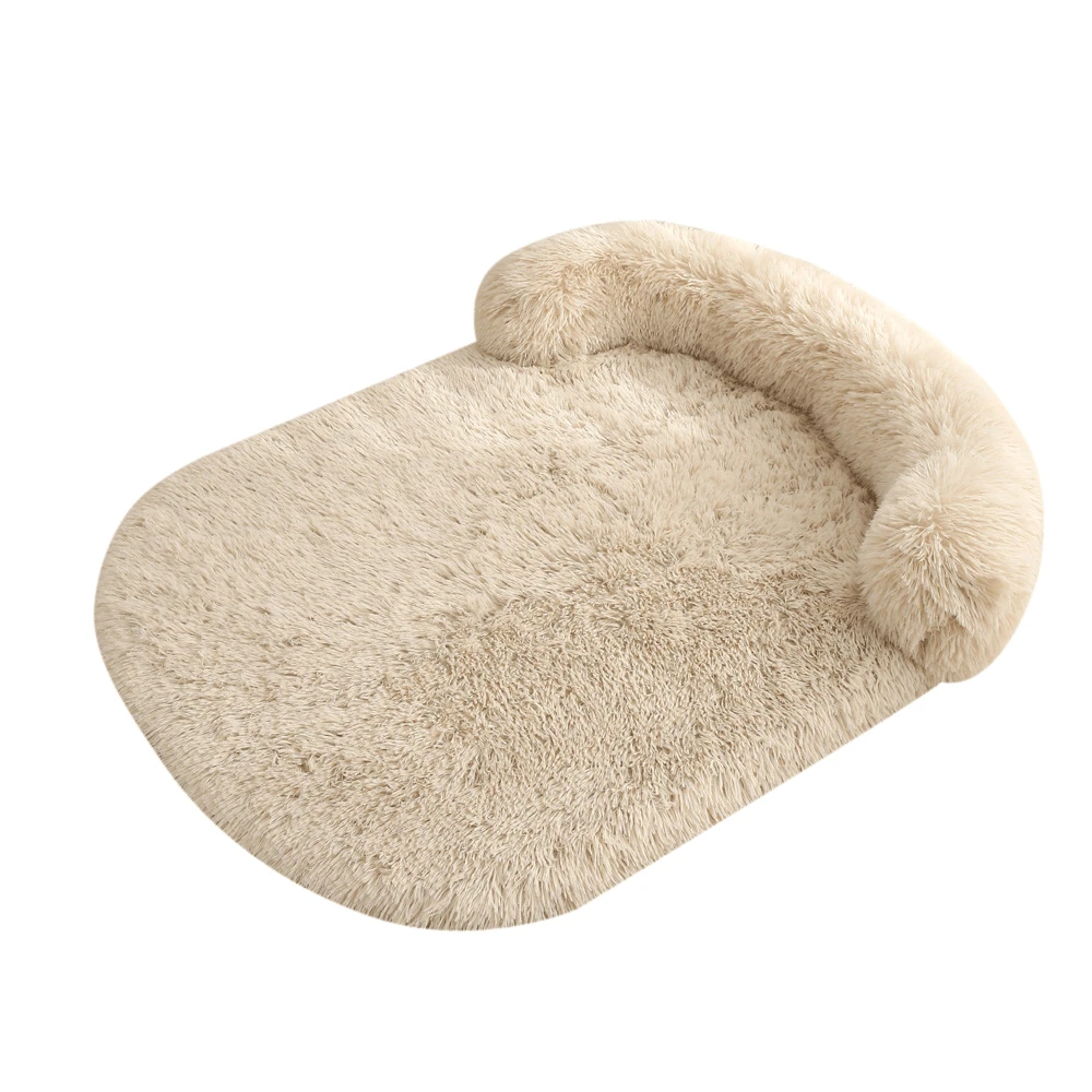 New Long Plush Dog Kennel Cat Kennel Pet Bed Dog Mat Winter Warm And Cozy Luxury Large Dog Mattresses
