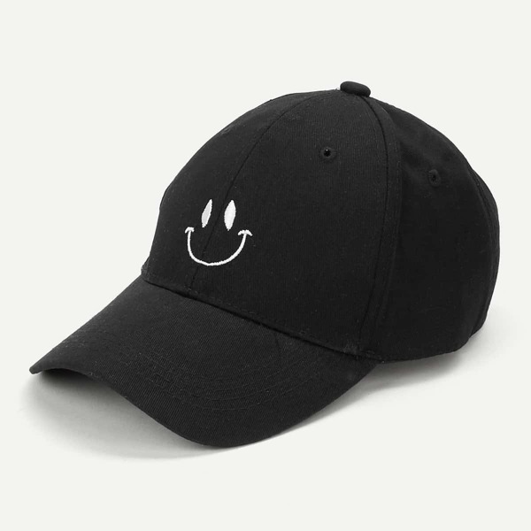 Embroidered Smile Baseball Cap 
Embroidered Smile Baseball Cap