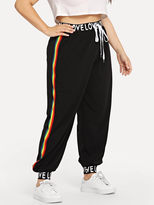 Большие спортивные брюки с полосатыми лентами и кулиской, Franziska
Большие спортивные брюки с полосатыми лентами и кулиской, Franziska