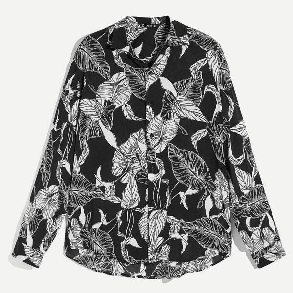 Men Button Front Plants Print Shirt
Men Button Front Plants Print Shirt