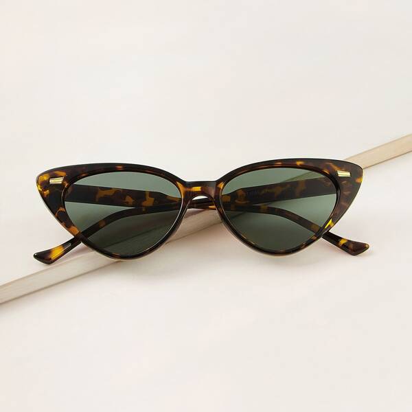 Tortoiseshell Frame Cat Eye Sunglasses
