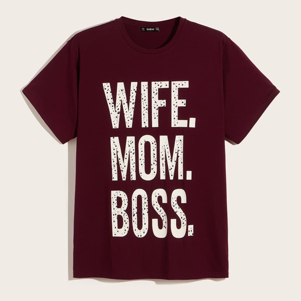 Men Letter Print Tee
Men Letter Print Tee