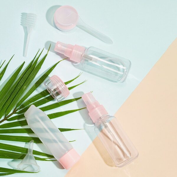 Бутылка для путешествий с принтом "SHEIN" 12шт, Розовые
Бутылка для путешествий с принтом "SHEIN" 12шт, Розовые