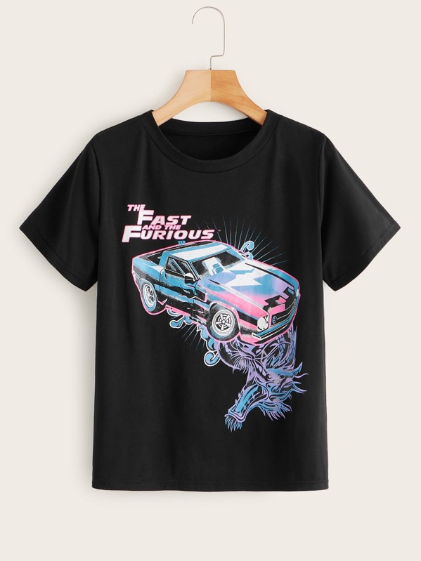 Футболка С Графическим Принтом, Чёрный
Футболка С Графическим Принтом, Чёрный