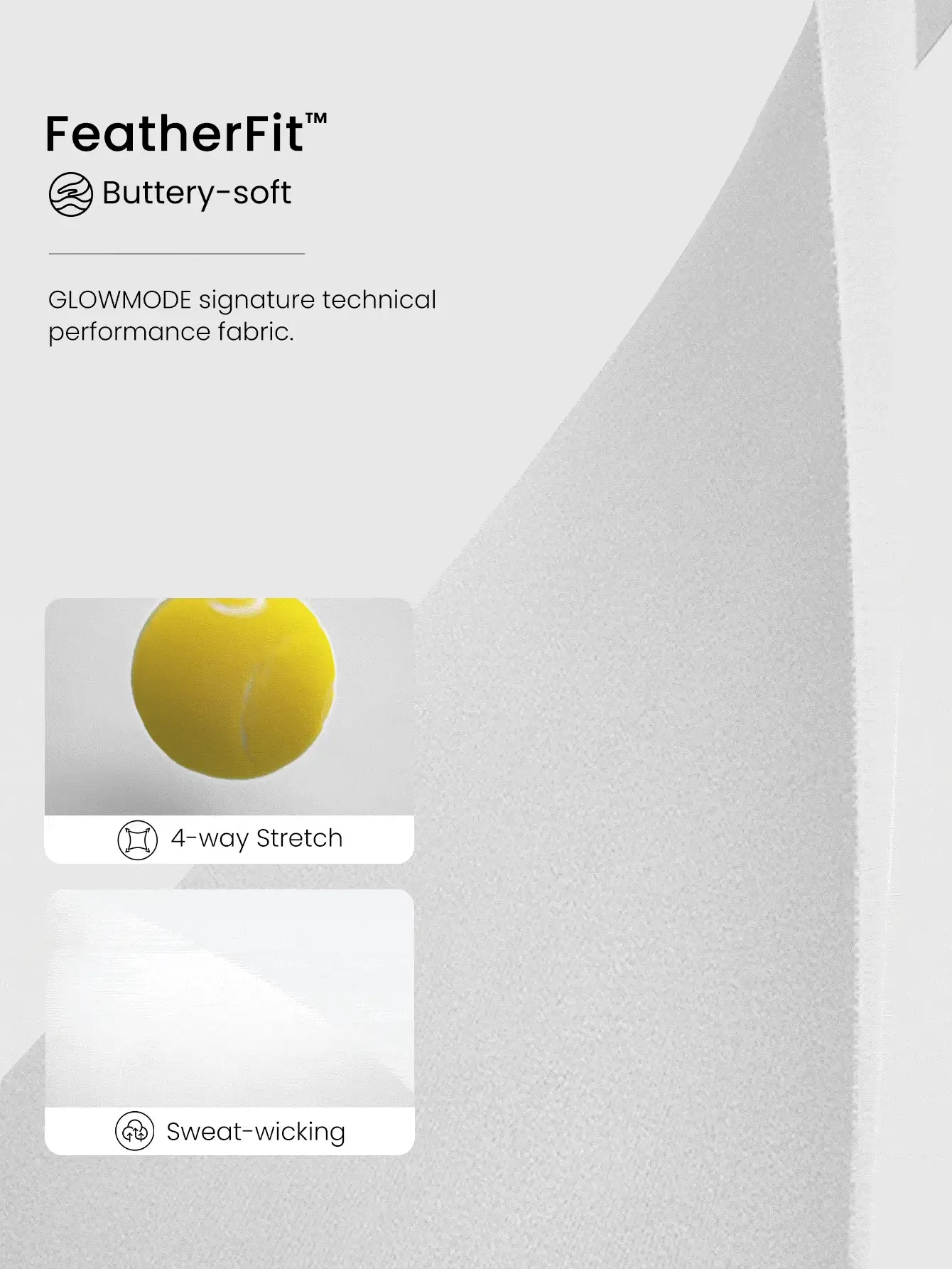 GLOWMODE FeatherFit™ Cool Contour Sweat-Wicking Stretchy Side Drawstring Slim Fit Jacket With Thumbholes Zipper Guard Low-Impact Yoga Pilates Barre Studio Daily Casual Wear