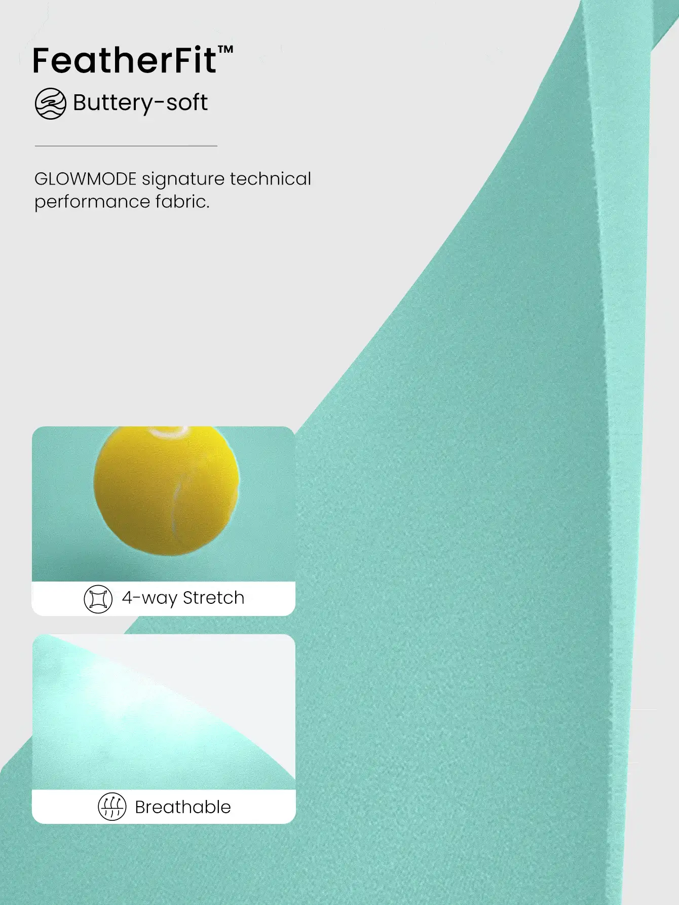 GLOWMODE FeatherFit™ Essential Multi-Strap Bra Light Support Low Impact Yoga Daily Fall Winter