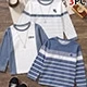 Blue and White