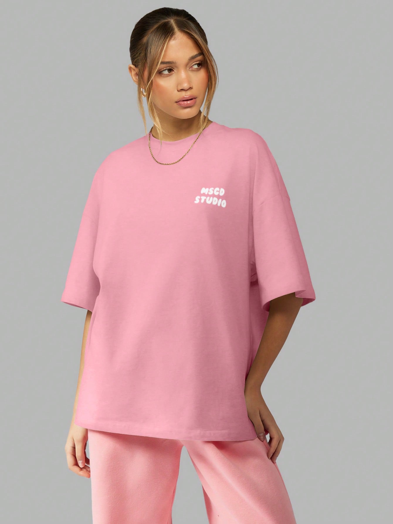 R♡Mオーダーページ MISSGUIDED Msgd Studio ロゴ オーバーサイズ ベーシック