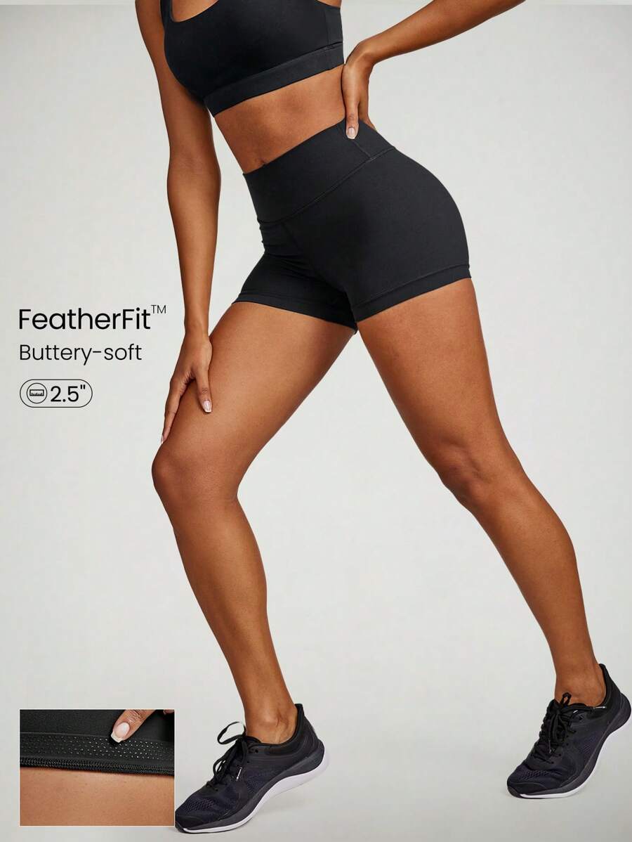 GLOWMODE 2.5" FeatherFit™ Ultra-Short Anti-Slip Biker Shorts Low Impact Casual Daily Gym Summer Workout