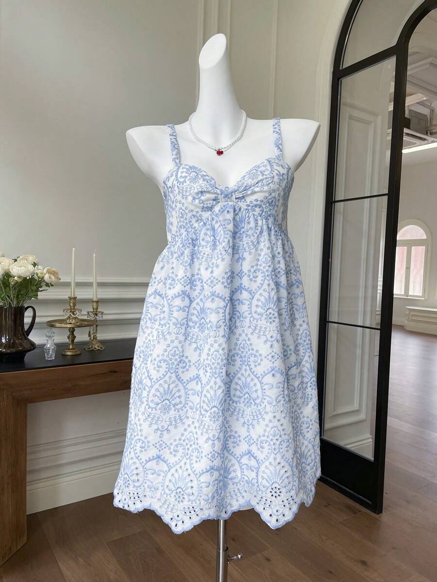 Comfortcana Abito estivo boho-chic ricamato da donna