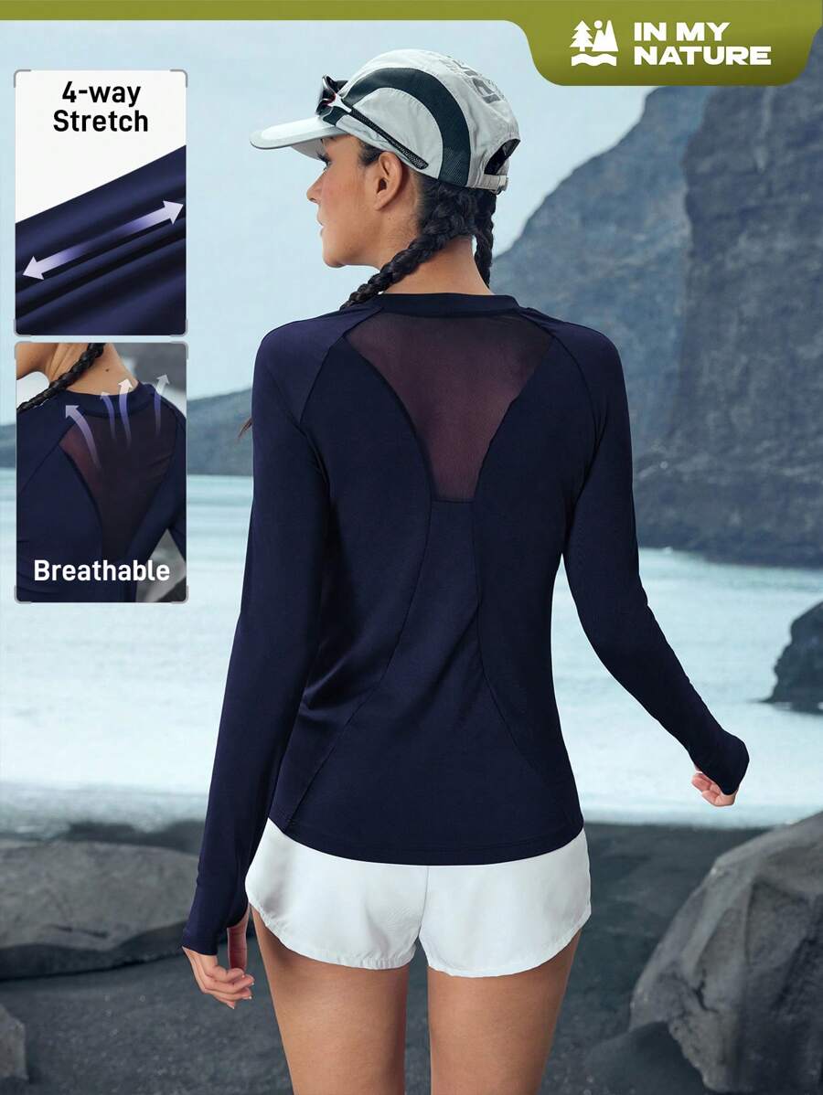 In My Nature In My Nature XH043 Sports Yoga Slimming Running Outdoor T-Shirt Hiking Women Clothes