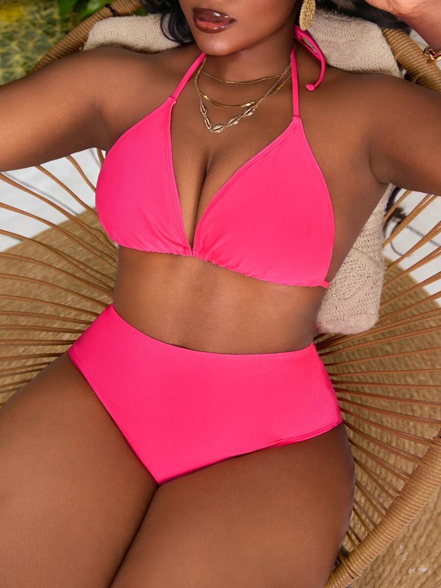 Slaydiva Conjunto de bikini sexy de talla grande para la fiesta de Año Nuevo 2025