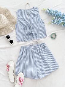 Azul y blanco