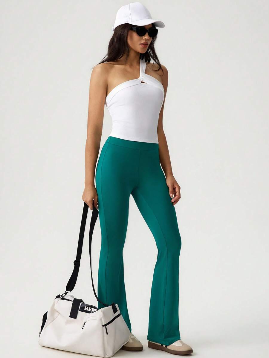 Tropiluxe Pantaloni estivi casual di colore unito da donna