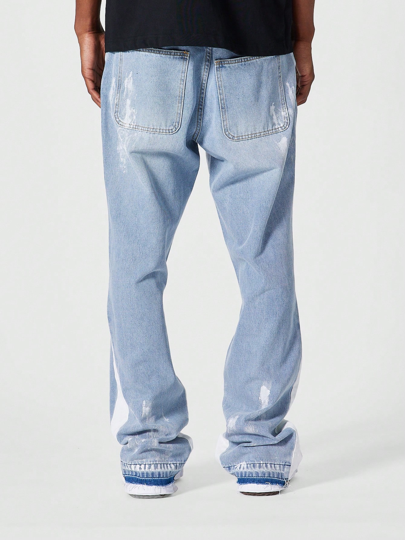 【COLOR iN ID】Double white layered denim COLOR iN ID(カラーインアイディー) - ダブルホワイトレイヤード