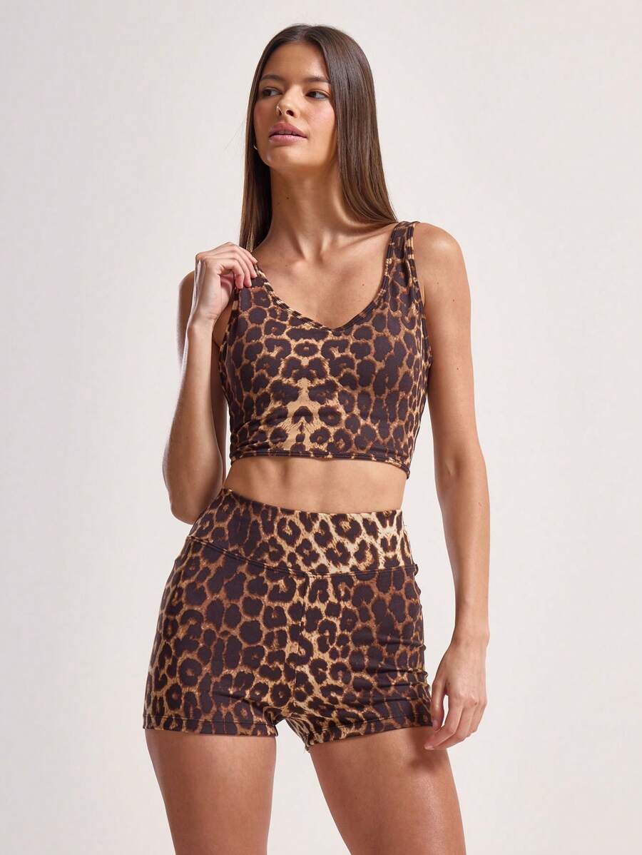 Musera Sport Sportliches Gym Crop Top mit Bindung, für Padel, Tennis, Pickleball