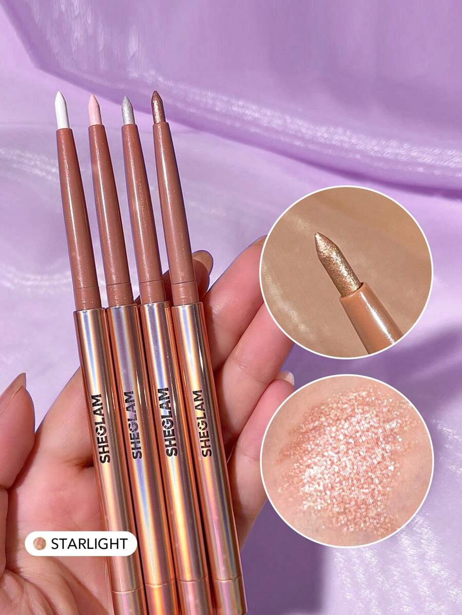 SHEGLAM LáPiz Iluminador De PrecisióN Fairy Wand, LáPiz Iluminador En Gel Starlight Shimmer, De Larga DuracióN, Para Iluminar Los Ojos, Delineador En Crema Sedoso Y Difuminable, Maquillaje De Ojos, Delineador De Ojos Rosa Y2K Para El GraduacióN CumpleañOs Vacaciones Verano OtoñO Y2K Elegante Moda Mujeres NiñAs Maquillaje CosméTico Belleza Fiesta Playa Viaje Camping Aire Libre Escuela Campus ExcursióN Festivales DecoracióN Regalo Presente Rosa Chica Cosplay Mejor Color Encanto Vibra