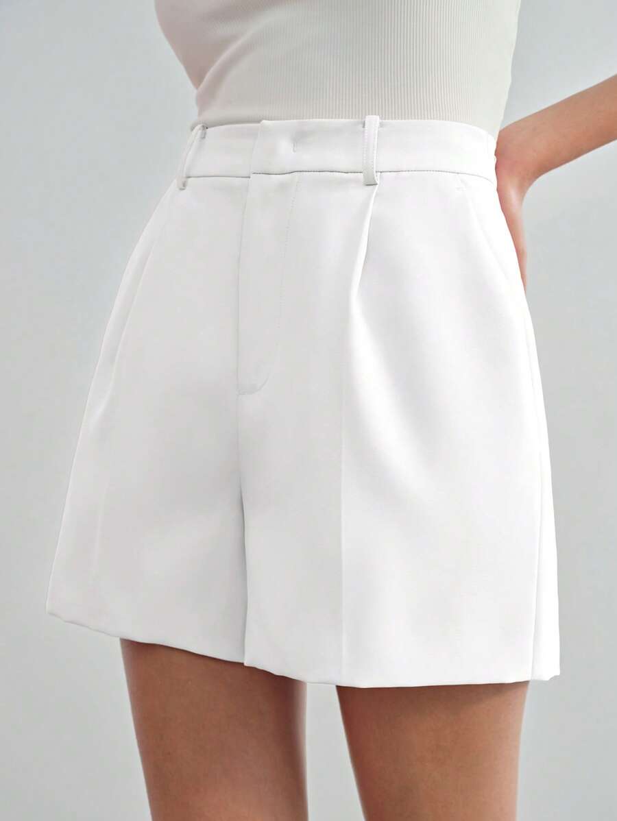 MOTF STUDIO Shorts con tasche inclinate e pinces