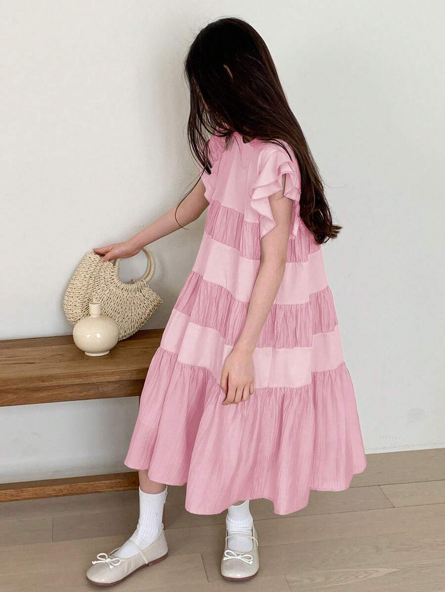 DAZY Vestido casual para niña preadolescente, Colección de otoño, Ropa de regreso a la escuela