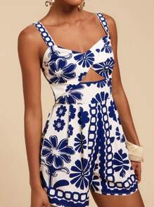 Blue and White