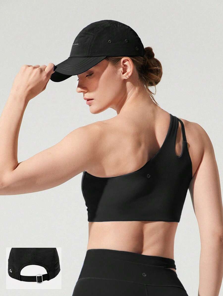 GLOWMODE Casquette légère 5 panneaux avec logo réfléchissant cousu à la main, pour le sport, le quotidien et les sorties décontractées