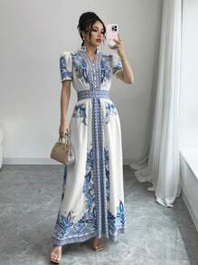 Blue and White